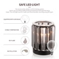 thumbnail image 4 of Lámpara Aromática Potente Calentador De Aceite Esencial Eléctrico Fragancia Lámpara Aromática Pantalla De Cristal Led Lámpara De Calefacción De Cera Lámpara Para El Hogar Dormitorio Sala De Estar Advancent HA027495-03, 4 of 6