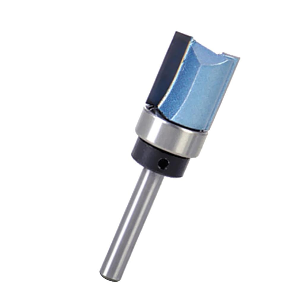 Straight Flute Flush Trim Router Bit Cutter Carbide Burs Milling Cutter