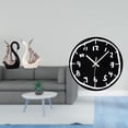 thumbnail image 2 of Elegante Escultura De Cisne De Cerámica Y Moderno Reloj De Pared De Acrílico Para El Hogar, La Oficina, La Cocina, El Estante, La Decoración De Aniversarios Y La Chimenea., 2 of 8