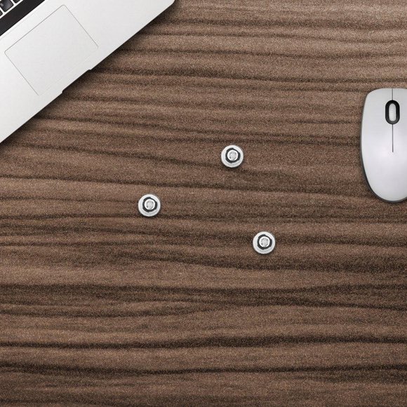 FUTUREORYY 10Ud Tornillos Compactos Para Computadora Color Negro Fácil Instalación Y Seguridad