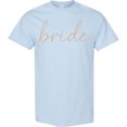 thumbnail image 3 of Inktastic Elegant Bride Script Minimalist Typography T-Shirt, 3 of 5