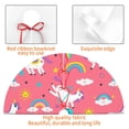 thumbnail image 6 of Kll 48" Christmas Tree Skirt Yoga Unicorn Xmas Tree Skirts Mat For New Year Xmas Holiday Party Indoor Outdoor Home Decoration, 6 of 9