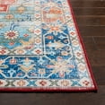 thumbnail image 3 of SAFAVIEH Tucson Lillie Traditional Machine Washable Area Rug, Rust/Blue, 5' x 8', 3 of 8