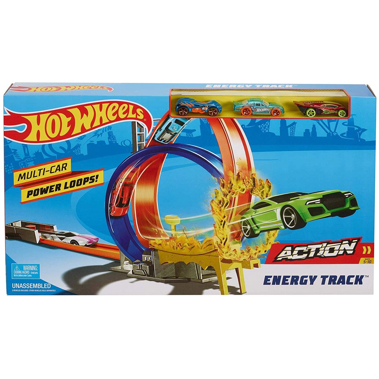 Hot Wheels Action Energy Track Set W 
