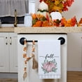 thumbnail image 6 of Fall Kitchen Towels for Fall Decor,Pink Pumpkin Buffalo Plaid Eucalyptus Leaves Autumn Dish Towels 18x26 Inch Set of 2,Farmhouse Home Thanksgiving Harvest Vintage Decorations, 6 of 6