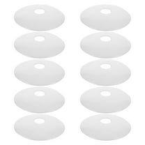 STRANDCHIC 10Pcs Round Ceiling Light Cover Waterproof Ceiling Plate for Home Lighting Fixtures