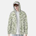 thumbnail image 2 of Vsdgher Green Rabbit Print Adult Hoodie Shirts Rash Guard for Men Women,Long Sleeve Sun Protection Fishing Shirts for Athletic Running Swim-3X-Large, 2 of 7