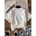 thumbnail image 2 of Young Boy Casual Simple Letter Print Short Sleeve Crewneck T-Shirt Suitable For Summer, 2 of 5