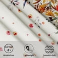 thumbnail image 3 of Happy Easter Tablecloth Round 60 Inch Spring Flowers Bunny Table Cloths Polyester Fabric Easter Flowers Rabbit Table Cover for Kitchen Dining Room Picnic Party Spring Outdoor, 3 of 6