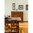 thumbnail image 3 of Chesapeake Mimir Dove Quilted Damask Wallpaper, 20.5-in by 33-ft, 3 of 5
