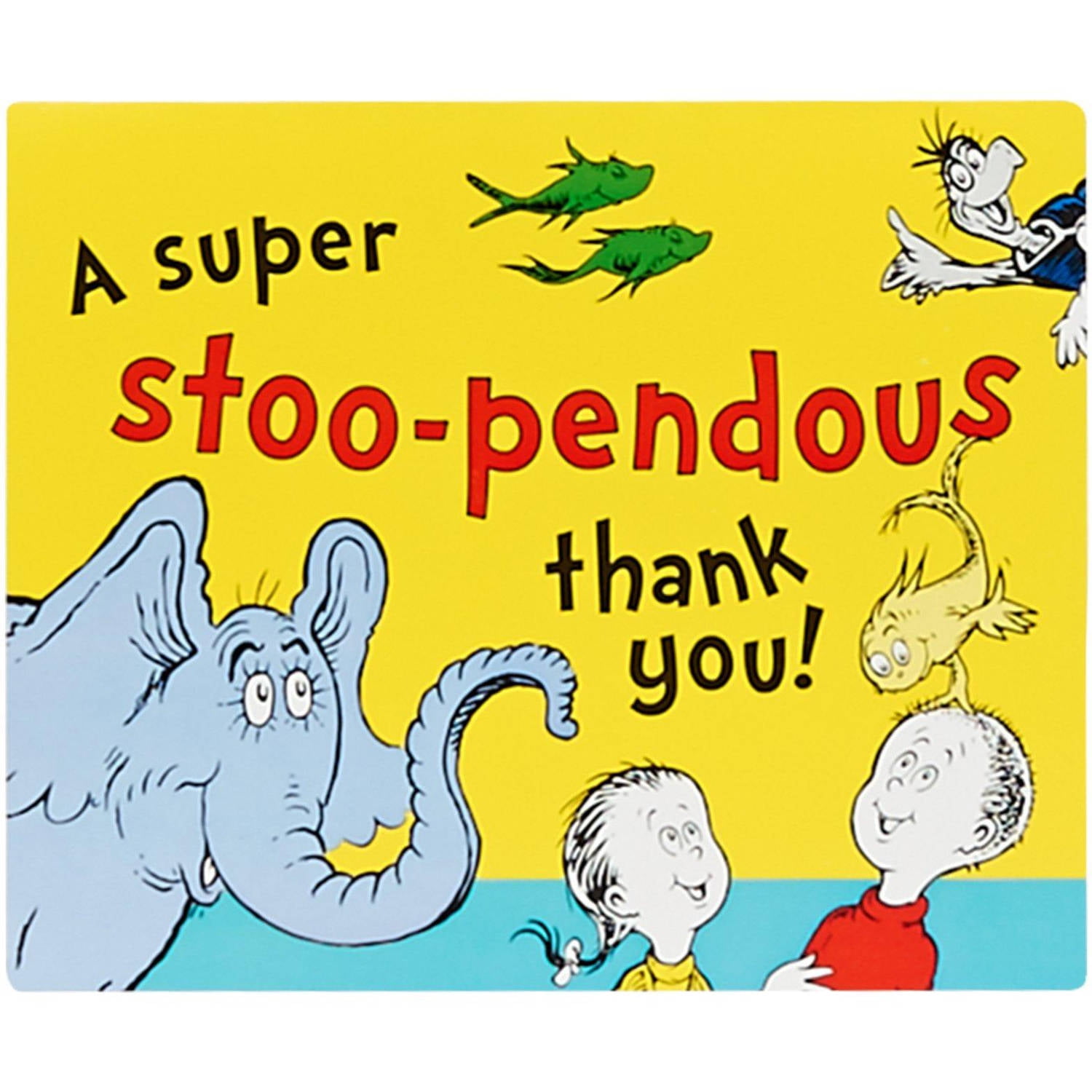 Dr Seuss Thank You Notes 8 Pack Walmart Com Dr Seuss Thank You Notes 8 Pack Walmart Com