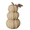 Beige, variant on 10 Inch Artificial Fake Pumpkin, Fall Pumpkin Decor Faux Resin Basket-Weave Stacked Pumpkin with Metal Leaves, Centerpiece for Harvest Halloween Home Porch Pumpkin Decor (Beige)