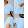 thumbnail image 4 of Adar Addition Scrubs For Women - Modern V-Neck Scrub Top, 4 of 7