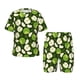 thumbnail image 1 of Balery Green Fruit Conjunto de Pijama Infantil de Manga Corta con Estampado – Ropa de Dormir de Algodón Suave-Large, 1 of 6