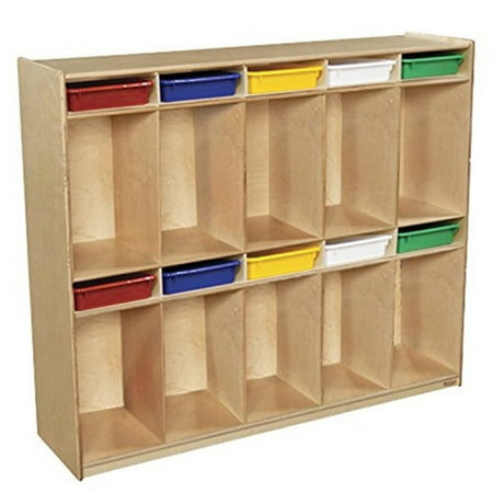 10 Section Locker with Assorted Trays