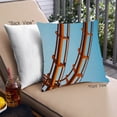 thumbnail image 1 of Ahgly Company Games Theme Park Rides Coussin Extérieur, 18 Pouces par 18 Pouces, 1 of 6