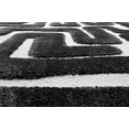 thumbnail image 4 of Luna Meara Black and Ivory Recycled Polyester Area Rug, 4 of 7