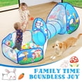 thumbnail image 2 of Tienda de campaña para niños PigPigPen 3 en 1 con túnel y piscina de bolas (jungla), 2 of 7