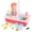 Pink, variant on Pink Play Kitchen Toy Sink Electric Dishwasher, Pretend Role Play Kitchen Toys Set with Electric Faucet Dishwasher Play Set for Boys Girls Toddlers Children Role Play
