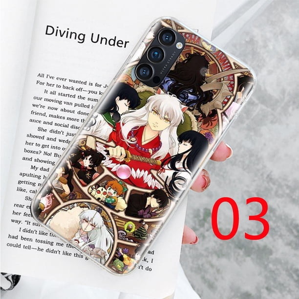 Funda Transparente Suave WI-63 Inuyasha Compatible Con Samsung M23 5G M33 M52 M53 M31 M51 M31 M30S A22 A32