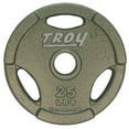 thumbnail image 3 of 45 lb. (6 Pack) Olympic Weight Plates, Black Rubber Grip (Commercial Gym Quality) by Troy Barbell, 3 of 4