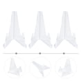 thumbnail image 2 of 10pcs Coin Display Stand Coin Holder Coin Rack Coin Easel Stand for Tabletop Office, 2 of 6