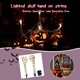 thumbnail image 5 of Lámpara Halloween Skull Lawn Ground Light 8 modos 40 LED Luces de cadena Partes del cuerpo Accesorios Tmvgtek Para estrenar, 5 of 8