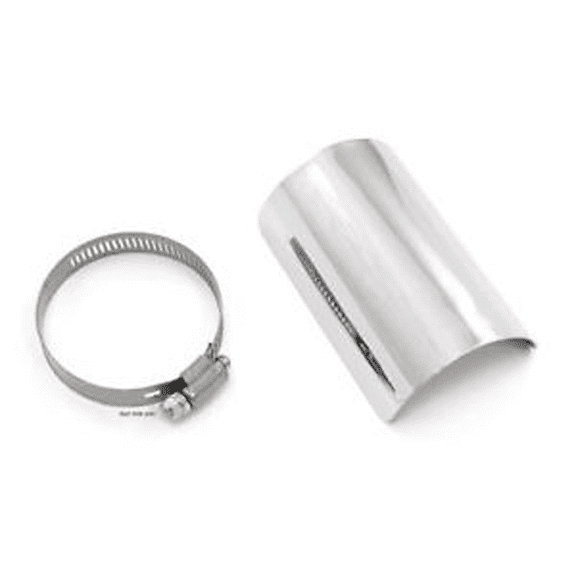 Heat Shield Chrome 4"