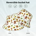 thumbnail image 6 of Balery Rustic Western Charm Sun Hats for Men Women Bucket Hat UPF 50+ Buckey Hat Boonie Hat Foldable UV Protection Hiking Beach Fishing Summer, 6 of 9