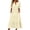Yellow, variant on Bxsruta Women's V Neck Short Sleeve Casual Midi Dress with Pockets Fit and Flare Tiered Soft Knit Pullover Summer Dresses for Women Comfortable Lightweight Loose Fit