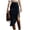 A02-Navy, variant on Western Skirts for Women Tassel Suede High Slit Skirts Wrap Bodycon Midi Skirts Boho Skirt for Women Wine,M
