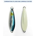 thumbnail image 5 of BLUEWING Fishing Lures Saltwater Fishing Lures Vertical Jigs for Saltwater Fish, Slow Fall Pitch Fishing Lures with Hook, 300g Blue, 5 of 7
