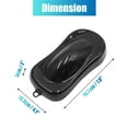 thumbnail image 2 of Unique Bargains Universal Plastic Speed Shape Spray Painting Model Sample Display Black for Car, 2 of 4