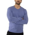 thumbnail image 6 of X RAY JEANS Mens Basic Crewneck Sweater Pullover, Heather Blue, S, 6 of 10