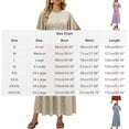 thumbnail image 7 of Xaqiouau Womens Boho Floral Maxi Dress Short Sleeve Casual Summer Long Dress Crew Neck Flowy A Line Beach Vacation Dress, 7 of 7