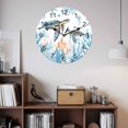 thumbnail image 3 of Wall Clock 14 inch Coastal Ocean Turtle Coral Battery Operated Clocks Silent Non-Ticking Wallclock Watercolor Blue Round Decorative Wall Clocks for Home Office School, 3 of 8