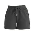 thumbnail image 4 of Women's Elastic Shorts With Drawstring Comfortable Training Shorts With Pockets, 4 of 4