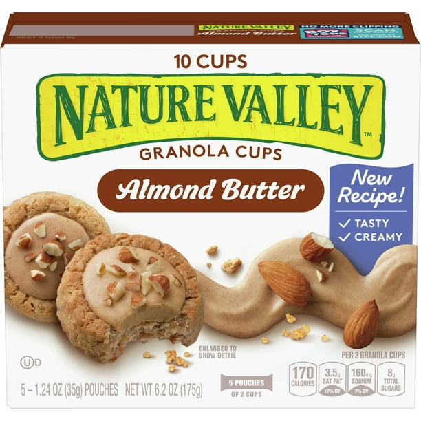 Nature Valley Granola Cups Almond Butter 5 Pouches