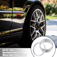 thumbnail image 2 of Unique Bargains 4pcs OD 68mm to ID 65.1mm Aluminum Alloy Car Auto Hub Centric Rings Wheel Bore Center Spacer, 2 of 7