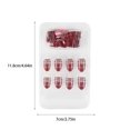 thumbnail image 3 of False Nail Removable Wearable Simple to Shapes Lightweight and Apply Smooth Surface Various Shapes Fake Fingernail Strong Viscosity Charming Paster 29, 3 of 9