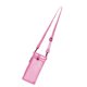 thumbnail image 4 of Portabotellas de agua, malla de nailon, con 2 bolsillos, bolsa para botella rosa, 4 of 9