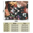 thumbnail image 3 of My Hero Academia Blanket, Anime Throw Blanket For Couch Sofa Bed, Soft Cozy Lightweight Warm Flannel Blanket, Home Decor, Anime Gifts For Boys Girls Kids Teens, 50"X40", 3 of 9