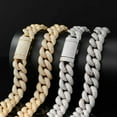 thumbnail image 4 of 16-24 Inch Extra Shiny Miami Cuban Link Chain for Men, Width 25MM Men Cuban Link Chain, Solid Thick Big Hip Hop Iced Out Cuban Link Necklace, Gift Box Included, 4 of 8