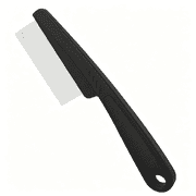 ACDANC Dandruff Comb Fine Tooth Scalp Detox Comb Lice for Women,Men&Kids Stainless Steel Scalp Detoxing,Sweep&Massage Hair Brush Tool for Hair Care(1Pc Black)