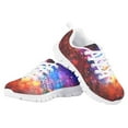 thumbnail image 4 of Pzuqiu Universe Galaxy Girls Sneakers Size 11 Lace Up Kids Tennis Shoes Lightweight Casual Walking Shoes Running Athletic Shoes, 4 of 5