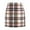 A RD2, variant on Womens Plaid Mini Skirt Fall Winter High Waisted Bodycon Pencil Skirt L Brown