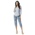 thumbnail image 5 of Gloria Vanderbilt Swan Series Women's and Women's Plus Amanda 5 Pocket Capri, 21" Inseam, Sizes 6-18, 5 of 5