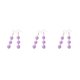 thumbnail image 5 of Qarigey 1 par de pendientes de gancho trenzado para mujer, pendientes colgantes para novia, boda, compromiso, joyería, accesorios para disfraces, Type1 NO1 Qarigey CBP268471, 5 of 6