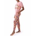 thumbnail image 4 of Wrangler Women's Short Sleeve Cotton Blend Pajama Set, Sizes S-4X, 4 of 11