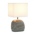 thumbnail image 2 of Simple Designs LT1115-BWN Lampe de Table en Céramique Bedrock, Marron, 2 of 6